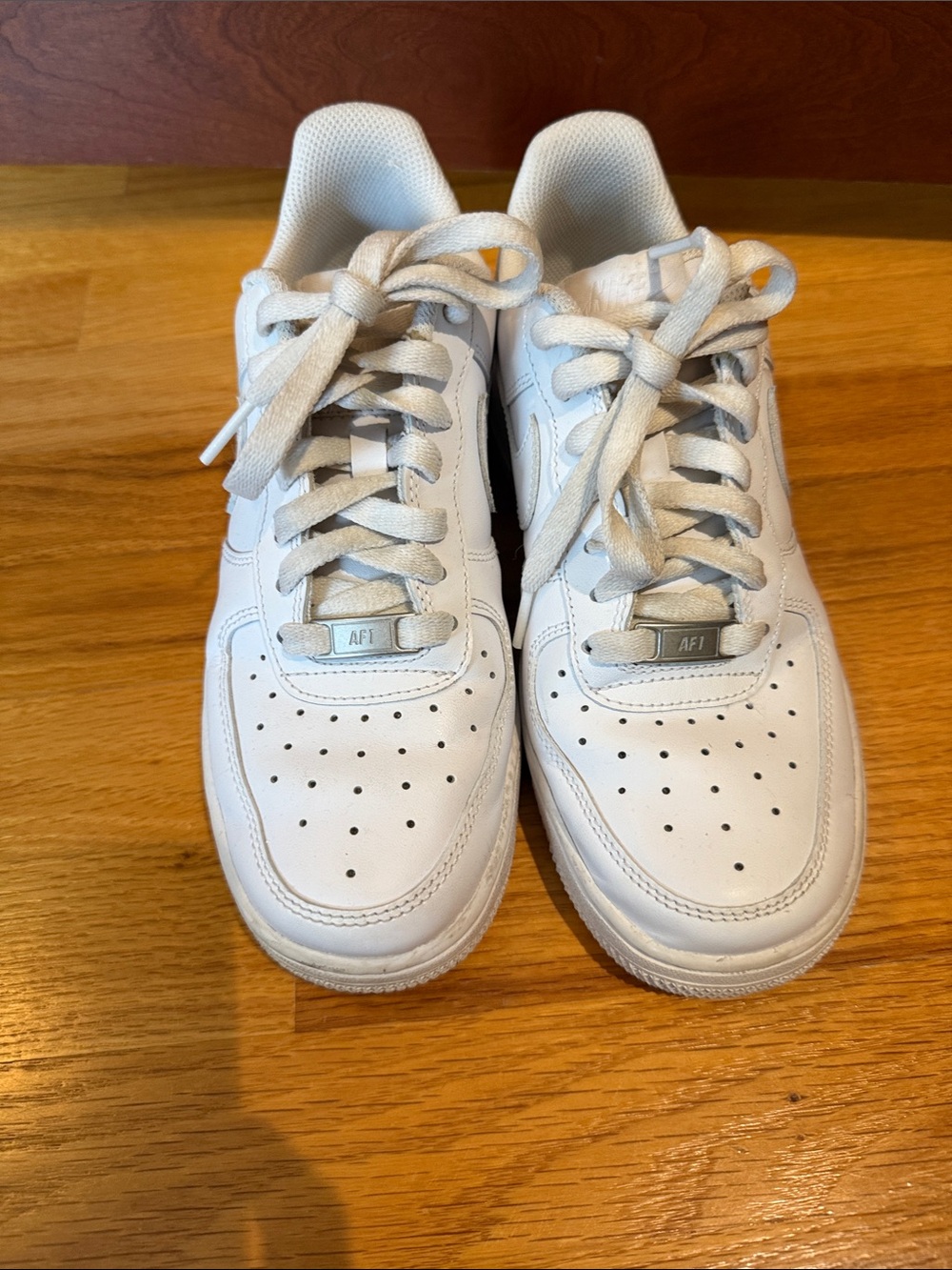 Nike White Leather Women's Sneakers